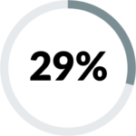 29-percent | Tree House Recovery Colorado 29 percent loading pie graphic